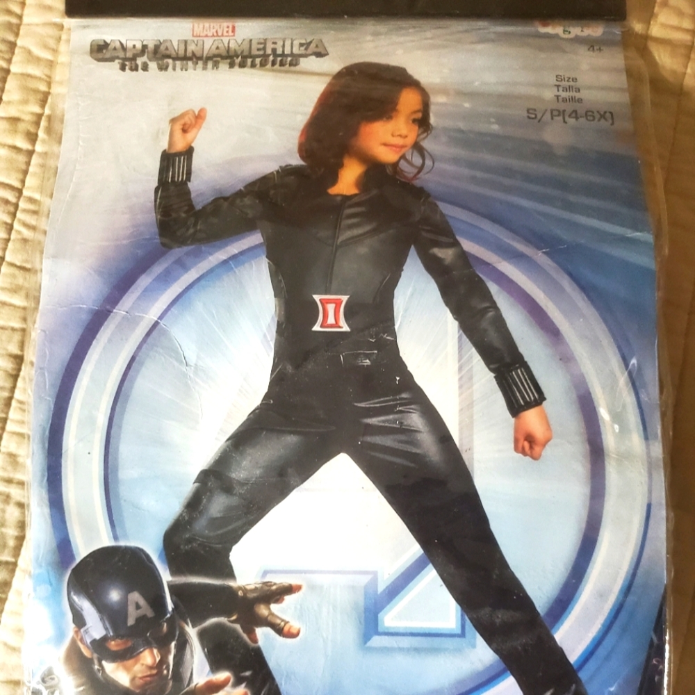 Marvel Black Black Widow Girls Superhero Costume